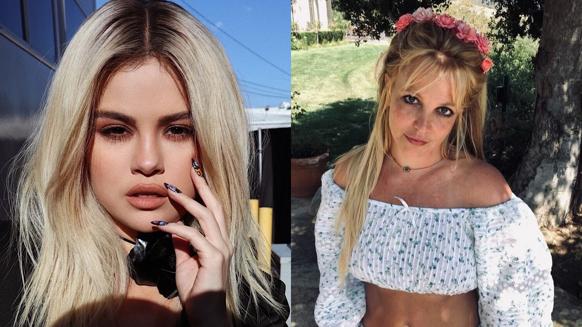 Selena Gomez cantando Britney Stears em sua infância