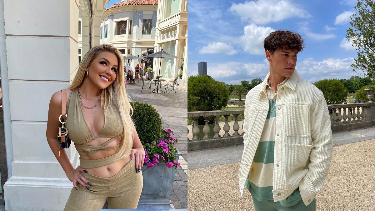 Vivi encontra Noah Beck e TikToker manda recado para os fãs brasileiros